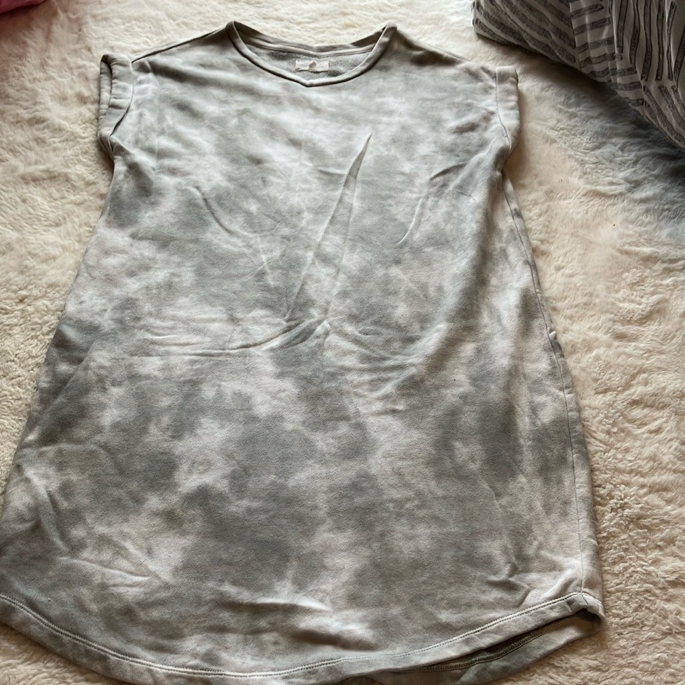 Sweatshirt material dress